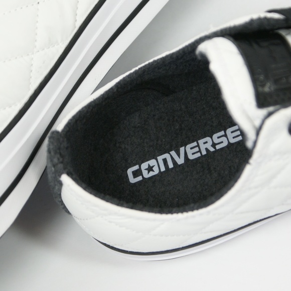 Converse Chuck Taylor All Star Quilted White Black - Picture 6 of 7